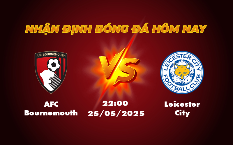 afc bournemouth leicester city 25 05 ngoai hang anh